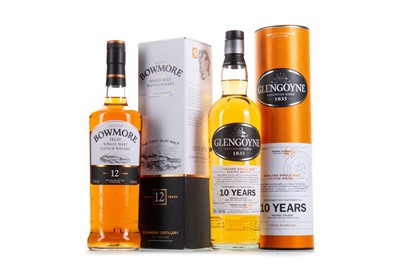 Lot 45 - GLENGOYNE 10 YEAR OLD AND BOWMORE 12 YEAR OLD