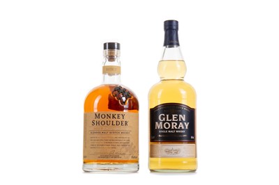 Lot 154 - MONKEY SHOULDER 1L AND GLEN MORAY 1L