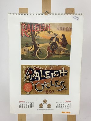 Lot 727 - RALEIGH CYCLES TIN SIGN