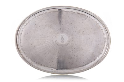 Lot 119 - GEORGE V SILVER TRAY