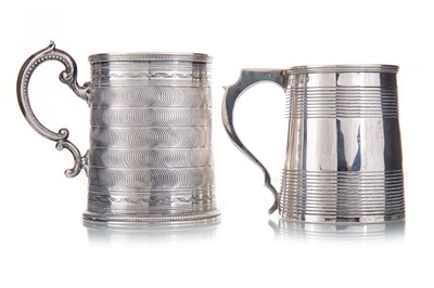 Lot 120 - GEORGE III SILVER CHRISTENING MUG