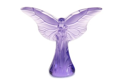 Lot 446 - LALIQUE FRANCE, DRAGONFLY SCULPTURE