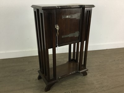 Lot 453 - ARTS & CRAFTS MAHOGANY SIDE CABINET