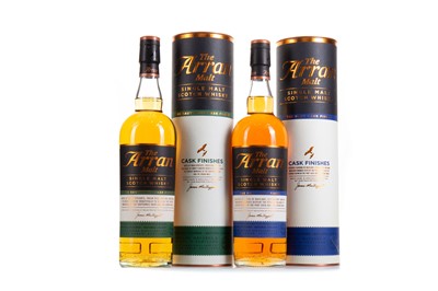 Lot 132 - ARRAN PORT CASK FINISH AND SAUTERNES CASK FINISH