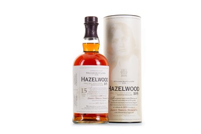 Lot 20 - HAZELWOOD 15 YEAR OLD 105° PROOF