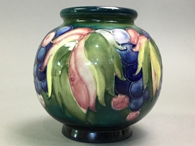 Lot 50 - MOORCROFT LEAF & BERRY PATTERN VASE