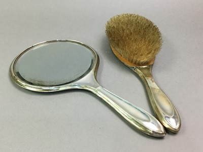 Lot 56 - SILVER BACKED DRESSING TABLE ITEMS