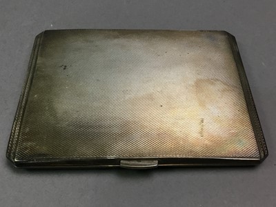 Lot 62 - SILVER CIGARETTE CASE