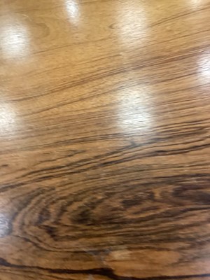 Lot 459 - MAURICE BURKE FOR ARKANA, ROSEWOOD 'TULIP' DINING TABLE
