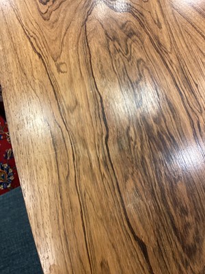 Lot 459 - MAURICE BURKE FOR ARKANA, ROSEWOOD 'TULIP' DINING TABLE