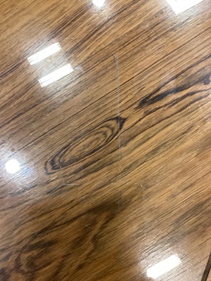 Lot 459 - MAURICE BURKE FOR ARKANA, ROSEWOOD 'TULIP' DINING TABLE