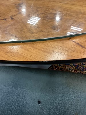 Lot 459 - MAURICE BURKE FOR ARKANA, ROSEWOOD 'TULIP' DINING TABLE