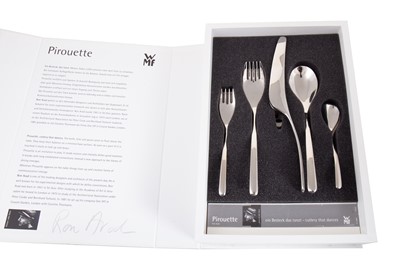 Lot 468 - RON ARAD FOR WMF, 'PIROUETTE' STAINLESS STEEL CUTLERY SET