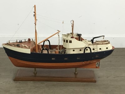 Lot 205 - SCRATCH BUILT MODEL OF A TRAWLER