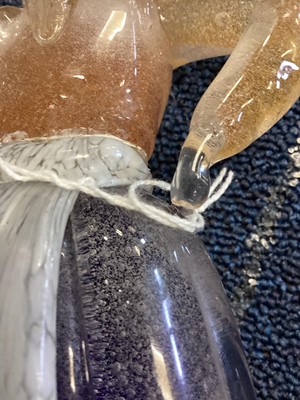 Lot 796 - FULVIO BIANCONI (ITALIAN, 1915-96) FOR VENINI, PAIR OF MURANO GLASS FIGURES