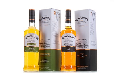 Lot 161 - BOWMORE 12 YEAR OLD AND SMALL BATCH