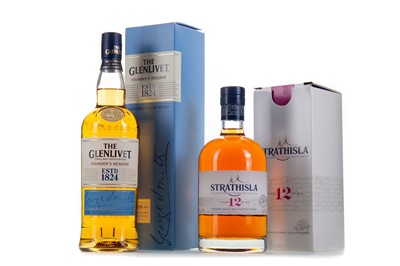 Lot 175 - STRATHISLA 12 YEAR OLD AND GLENLIVET FOUNDER'S RESERVE