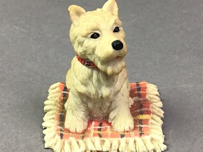 Lot 261 - GROUP OF HIGHLAND TERRIOR DOG FIGURES