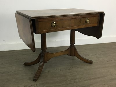 Lot 247 - SMALL MAHOGANY SOFA TABLE