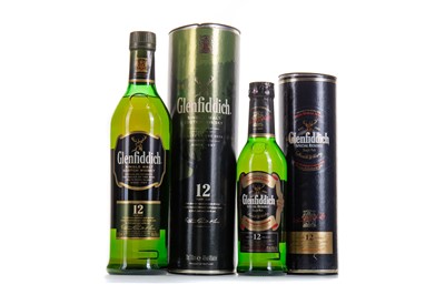 Lot 221 - GLENFIDDICH 12 YEAR OLD AND SPECIAL RESERVE 12 YEAR OLD 35CL