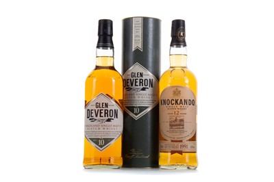 Lot 229 - KNOCKANDO 1991 12 YEAR OLD AND GLEN DEVERON 10 YEAR OLD