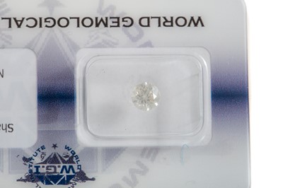 Lot 1168 - **CERTIFICATED UNMOUNTED DIAMOND