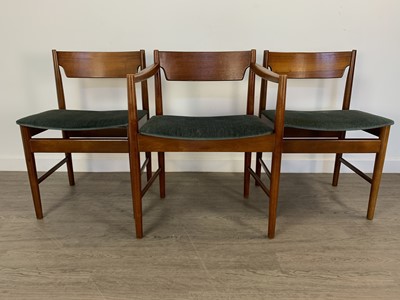 Lot 487 - EDMUND HOMA FOR GFM, SET OF SIX TEAK DINING CHAIRS