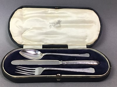 Lot 191 - COLLECTION OF PLATED FLATWARE