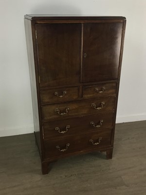 Lot 253 - MAHOGANY COCKTAIL CABINET