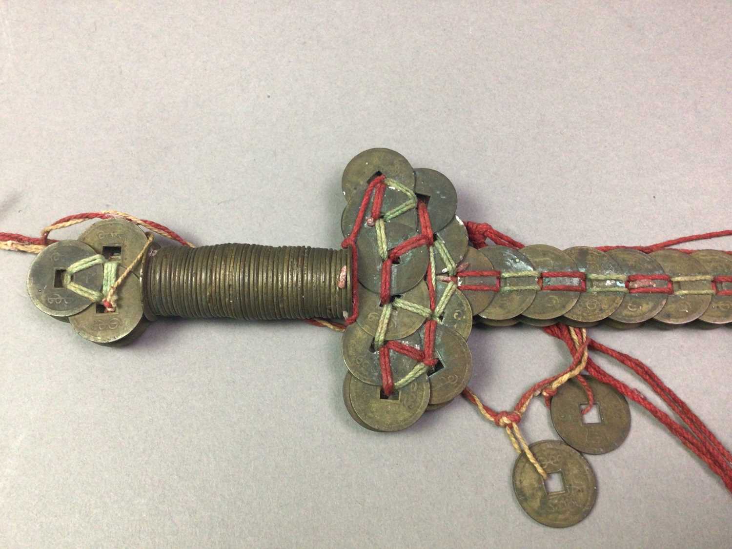 Lot 297 - CHINESE COIN SWORD