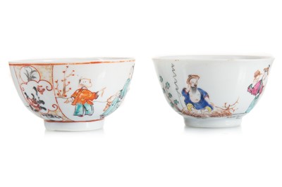 Lot 1069 - TWO 18TH CENTURY CHINESE TEA BOWLS