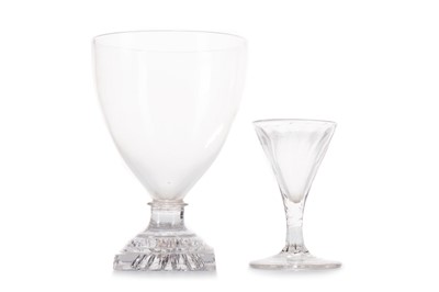 Lot 766 - GEORGIAN GLASS RUMMER