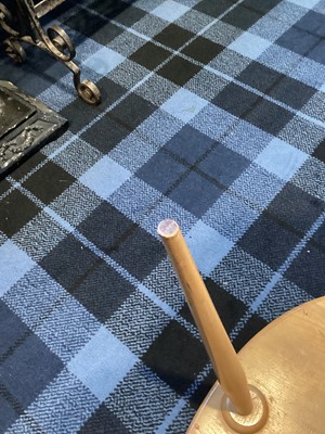 Lot 506 - ERCOL, NEST OF THREE MODEL 354 'PEBBLE' ELM TABLES