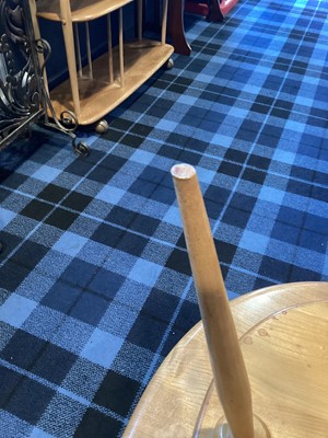 Lot 506 - ERCOL, NEST OF THREE MODEL 354 'PEBBLE' ELM TABLES