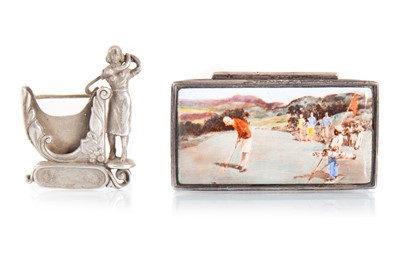 Lot 167 - UNUSUAL AMERICAN SILVER LADIES GOLFING TOURNAMENT BROOCH