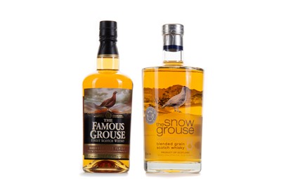 Lot 177 - FAMOUS GROUSE BOURBON CASK FINISH AND THE SNOW GROUSE