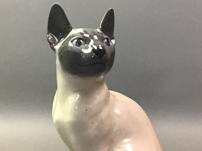 Lot 194 - ROYAL COPENHAGEN FIGURE OF A CAT