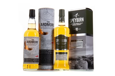 Lot 245 - SPEYBURN 10 YEAR OLD AND ARDMORE LEGACY