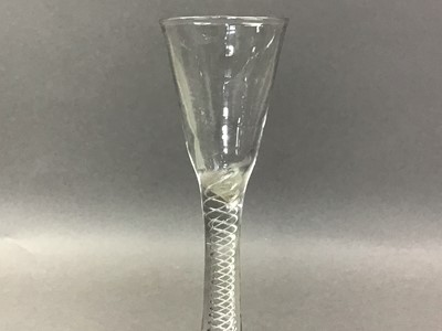 Lot 323 - VICTORIAN LIQUEUR GLASS