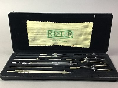 Lot 426 - CASED SET OF RIEFLER DRAWING INSTRUMENTS