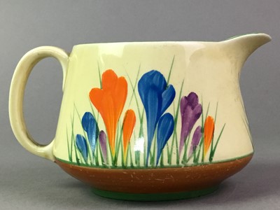 Lot 471 - CLARICE CLIFF 'CROCUS' PATTERN JUG