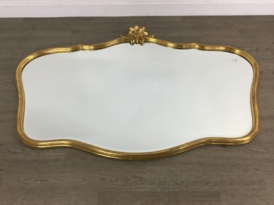 Lot 466 - GILT WALL MIRROR