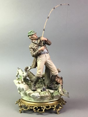 Lot 402 - CAPO DI MONTE FIGURE OF A FISHERMAN