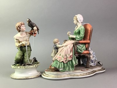 Lot 402 - CAPO DI MONTE FIGURE OF A FISHERMAN