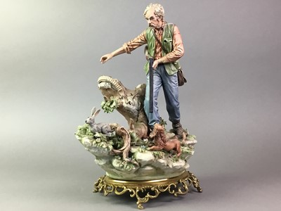 Lot 402 - CAPO DI MONTE FIGURE OF A FISHERMAN