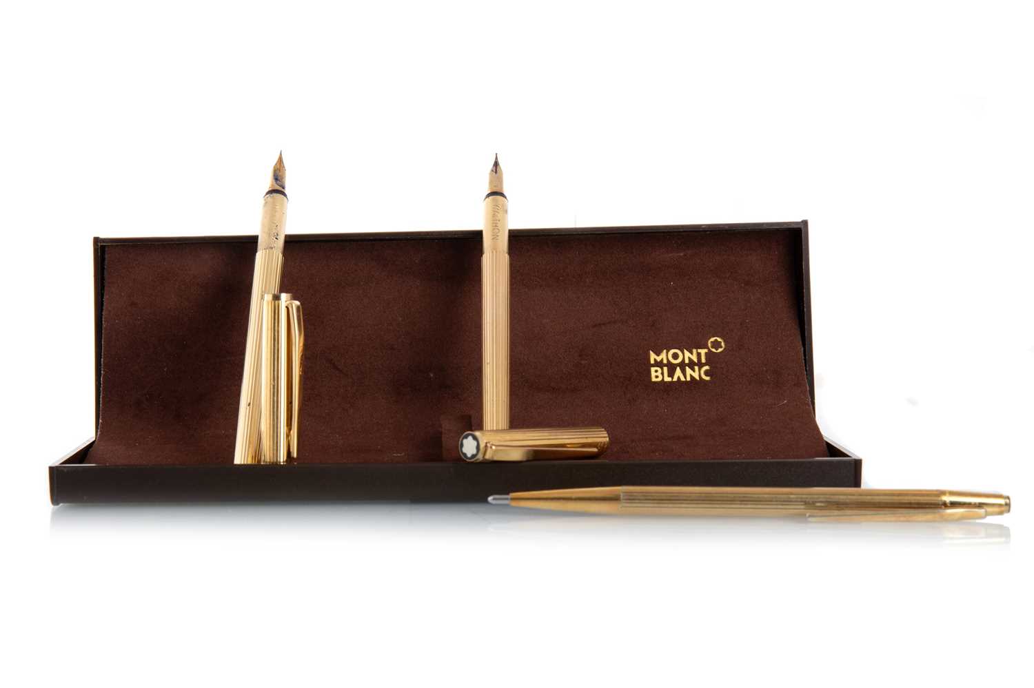 Lot 61 - MONT BLANC, SET OF THREE PENS