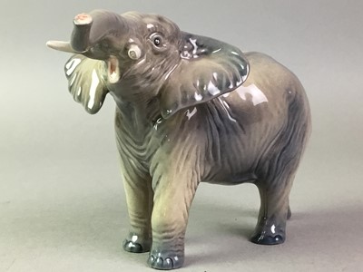 Lot 501 - BESWICK FIGURE OF AN ELEPHANT