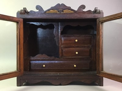 Lot 511 - STAINED WOOD SMOKERS CABINET