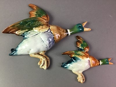 Lot 784 - BESWICK, GRADUATED SET OF FOUR FLYING DUCKS