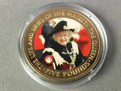 Lot 515 - FOUR CASED SETS OF ROYAL FAMILY COMMEMORATIVE COINS